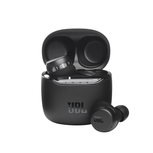 JBL Tour Pro+ TWS - Black - True wireless noise-cancelling earbuds - Hero image number null